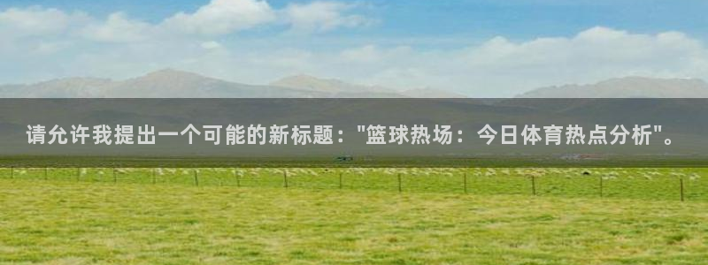 请允许我提出一个可能的新标题：\