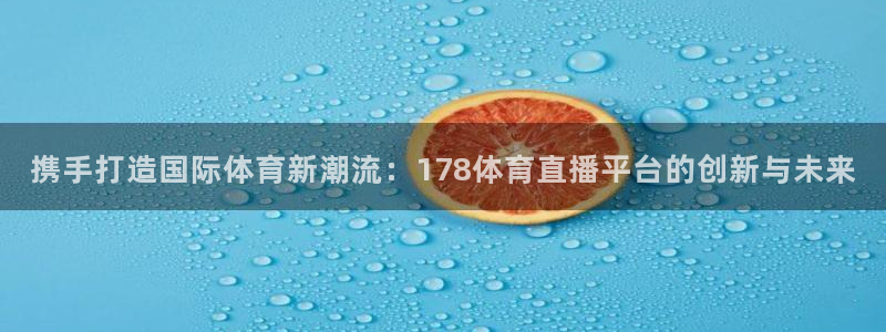 携手打造国际体育新潮流：178体育直播平台的创新与未来
