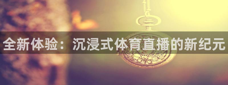全新体验：沉浸式体育直播的新纪元