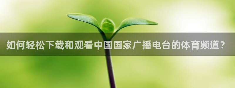 如何轻松下载和观看中国国家广播电台的体育频道？